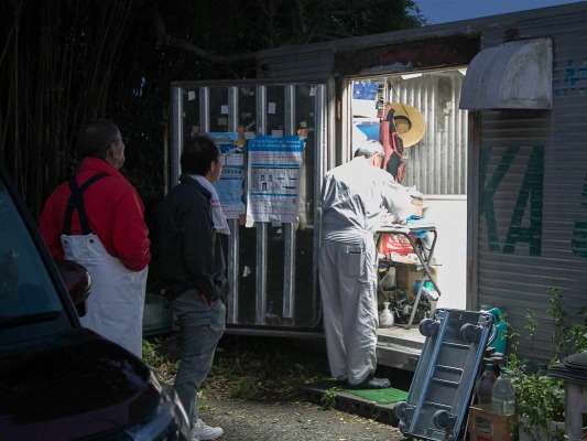洲崎港に入るとすぐ目に入る船宿。 &copy;釣りビジョン