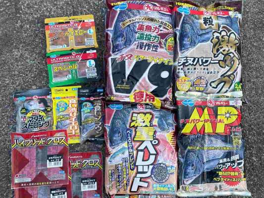 用意した餌。これに生オキアミ3kgを混ぜ合わせた。 &copy;釣りビジョン