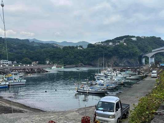 のんびり風光明媚な真鶴岩港。 &copy;釣りビジョン