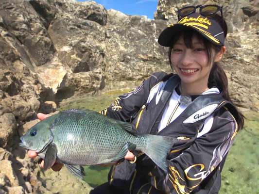 瀬替わり後もしっかりグレを追加！ &copy;釣りビジョン