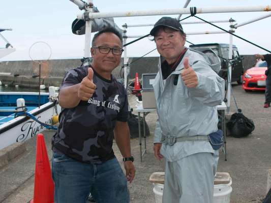 笹子宏宜船長、ありがとうございました。 &copy;釣りビジョン