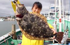 千葉県・外房、大原沖でヒラメ解禁!横流しのLTに挑戦