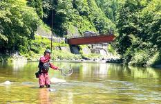 岐阜県・高原川支流、奥飛騨の秘境“双六渓谷“でアユを釣る！