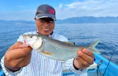 滋賀県・琵琶湖　秋のハス（ケタバス）狙いで、でかバスも釣れる！