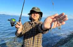 キャスティングで楽しむ本湖のコアユ釣り【琵琶湖】