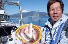 【シロも！アカも！】駿河湾のアマダイ、キロ級交じり数も好調！静岡県沼津静浦港『第八幸松丸』