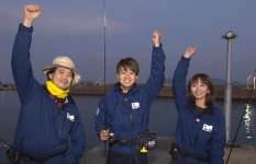 【ブルーブルー】高橋優介、神野梓、古賀亮介が宗像大島でライトゲーム