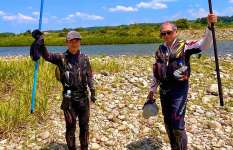 これぞ友釣り！循環釣りの極み！清流・庄川の鮎は素直な追いで猛烈アタック！