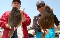 注目のゲーム性。釣り味最高！鹿島沖の大型マコガレイ
