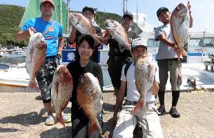 千葉県・飯岡沖の一つテンヤマダイ、大型シーズンイン！！