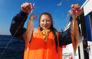 駿河湾・御前崎沖でヤリイカ釣れ出す！