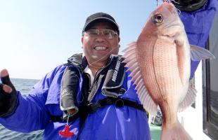 千葉県・大原沖のマダイ、乗っ込み目前か！