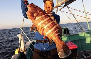 静岡県・南伊豆沖のマハタが開幕！初日から良型連発！