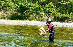 埼玉県・秩父荒川。アユの友釣り！場荒れの上流を避けて、未知なる下流へ冒険だ！