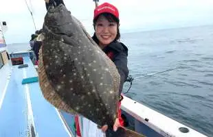 飯岡沖、ヒラメ解禁！　数型共に絶好の開幕！千葉県飯岡港『幸丸』