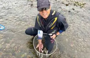 【まさか！？】この時期に若鮎だらけ！岩盤ギラギラの秋の箒川を堪能してきたぞ！