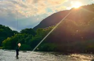 【群馬県神流川】本番は夕マヅメにあり!粘った者に神流鮎は微笑む!