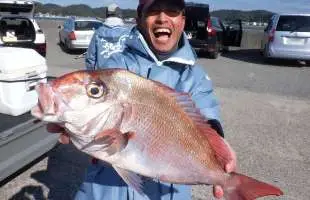 【6kg超の大型も】コマセマダイ本番！水温下がってトップ2ケタと絶好調！千葉県富浦港『共栄丸』