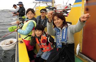 東京湾・横浜沖のLTアジ、家族で楽しめる入れ掛かり！！