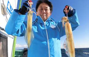 駿河湾・石花海の大型ヤリイカ、“開宴”秒読み！！