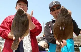 注目のゲーム性。釣り味最高！鹿島沖の大型マコガレイ