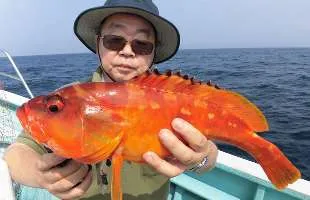 静岡県・南伊豆、神子元島周り“根魚テンヤ”爆釣！！