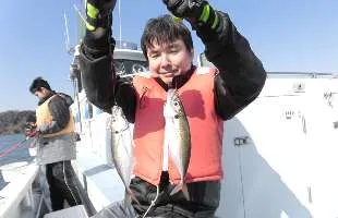 東京湾・金沢八景沖、家族で楽しめるLTアジ釣り、入れ掛かり！！