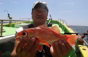 東京湾で超高級魚・アカムツ釣り！！