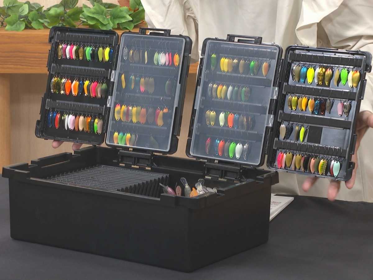 どんだけ入るの！？】〝エリアトラウト用〟ルアー収納システムが超優秀