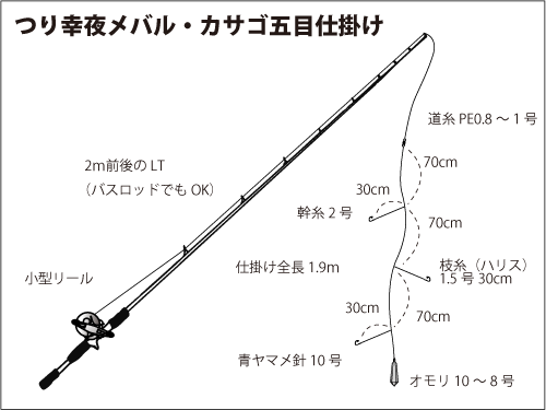 夜釣りで楽しむ東京湾奥のメバル カサゴ五目釣り 釣りビジョン マガジン 釣りビジョン