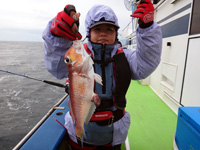 納竿間際に35.5cm