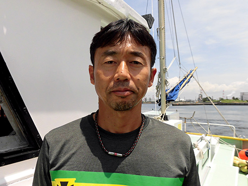 穏やかで親切な小沢船長