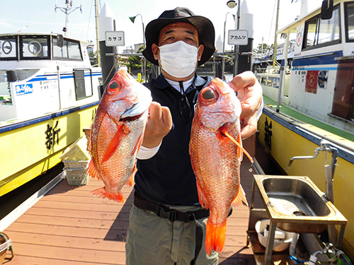 「赤いダイヤ」アカムツ船でもボウズなしの好釣果
