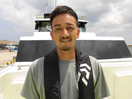 親切でフットワークの良い大貫翔平船長