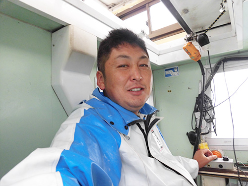 一から十まで丁寧に教えてくれた長岡寿樹船長