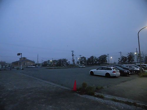 駐車場は船着き場目の前