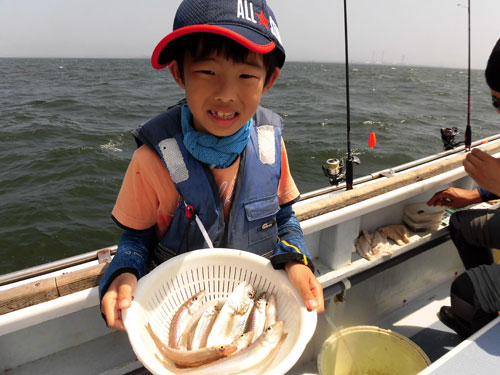 船下の釣りで大人顔負けの釣果