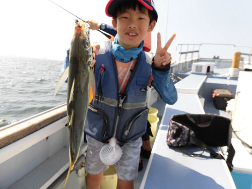 こんな良型のマアジも釣れた