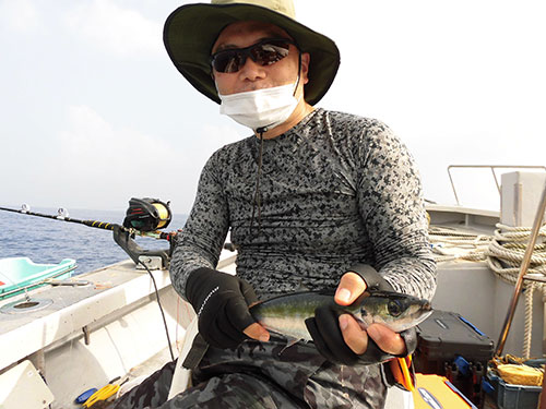 駿河湾の顔、ムロアジも相当数釣れていた