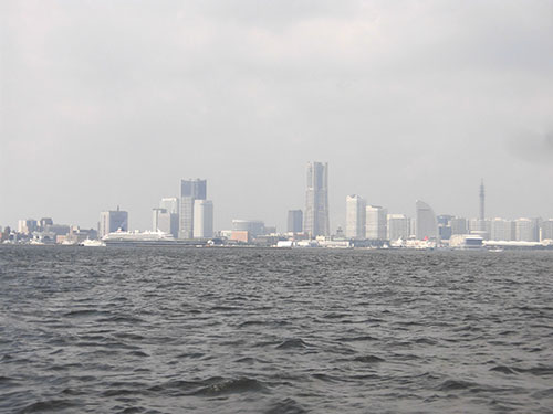 横浜みなとみらいの街並み