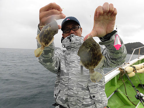 このサイズの魚影が濃く今後も期待大!