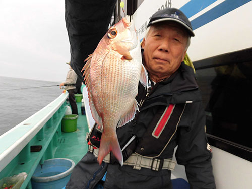和竿で釣れた1匹!
