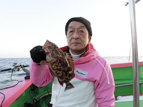 ヒラメかと思ったらカサゴでした