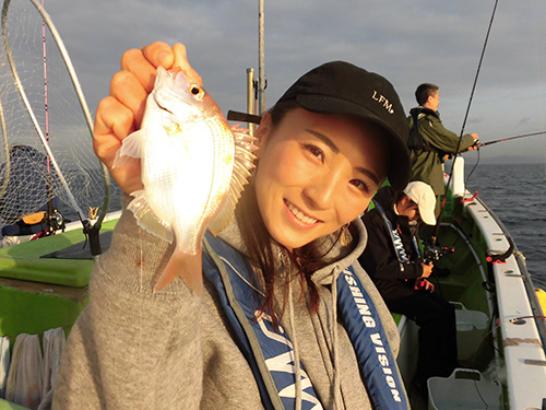 釣りガールのみぽりんこと金澤美穂さん