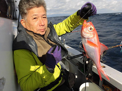 「可愛いけど釣れたよ」