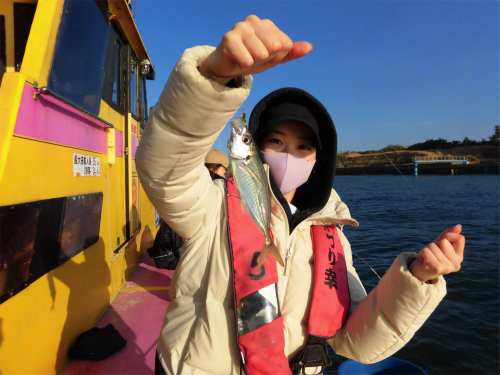 アジが釣れた!