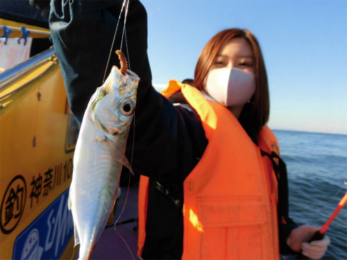 初めてのアジ釣りです!