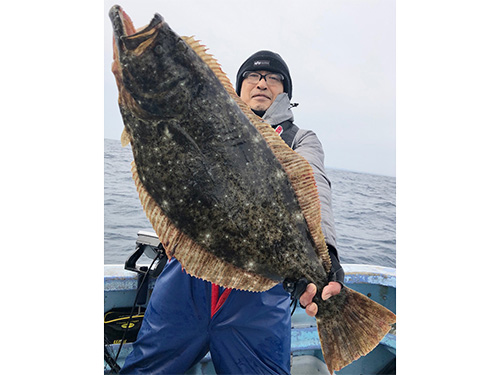 こちらも大ビラメ6.8kg!