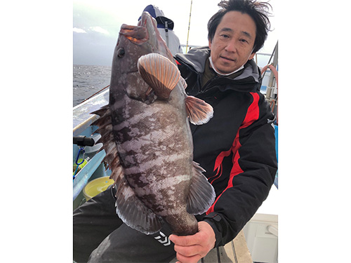 デカいマハタ4.1kg!