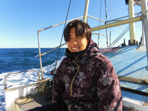 船長の息子さんで上乗りの省吾さん
